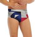 Flag Of Texas Print Men's Briefs