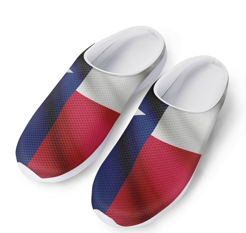 Flag Of Texas Print Mesh Casual Shoes