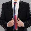 Flag Of Texas Print Necktie