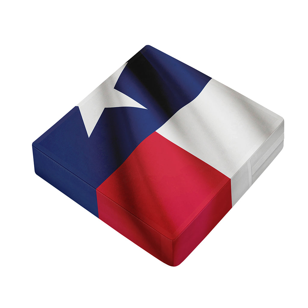 Flag Of Texas Print Outdoor Seat Cushion Cover