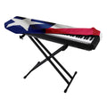 Flag Of Texas Print Piano Keyboard Cover