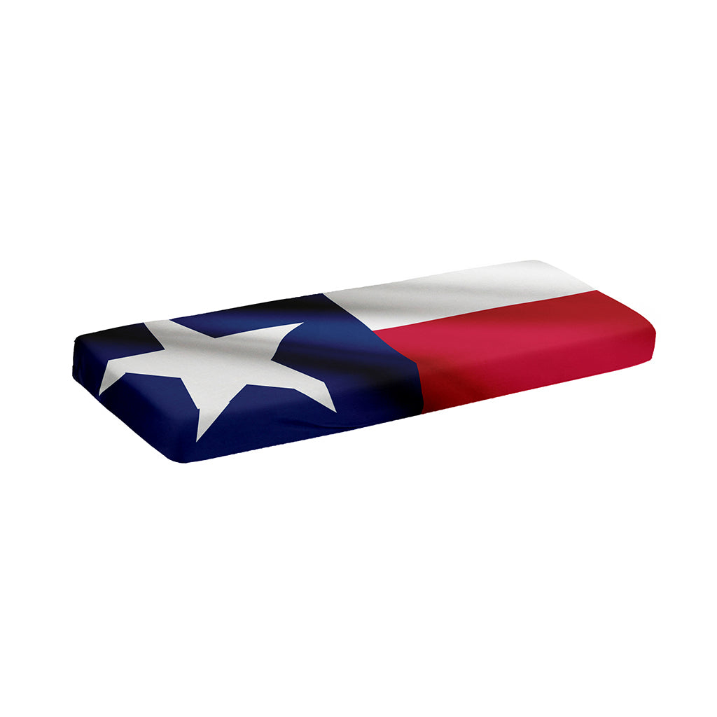 Flag Of Texas Print Piano Keyboard Cover