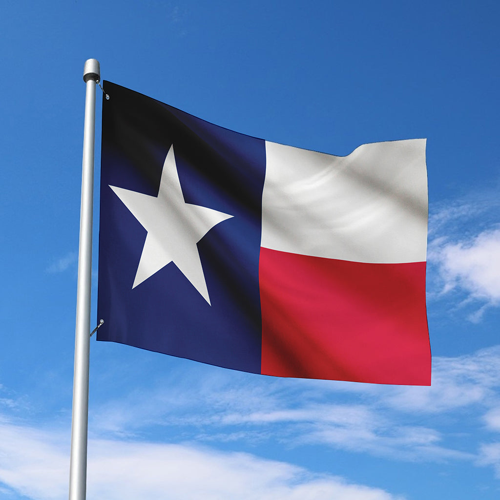 Flag Of Texas Print Polyester Flag