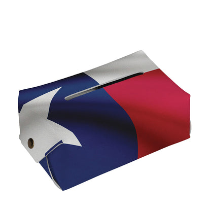 Flag Of Texas Print Rectangle Tissue Box Cover