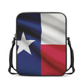 Flag Of Texas Print Rectangular Crossbody Bag