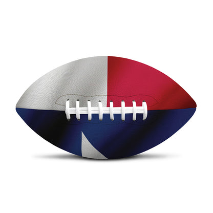 Flag Of Texas Print Rugby Ball