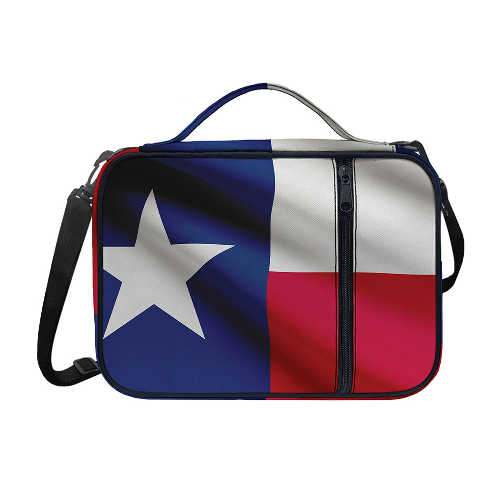 Flag Of Texas Print Shoulder Strap Bible Bag