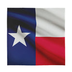 Flag Of Texas Print Silk Bandana