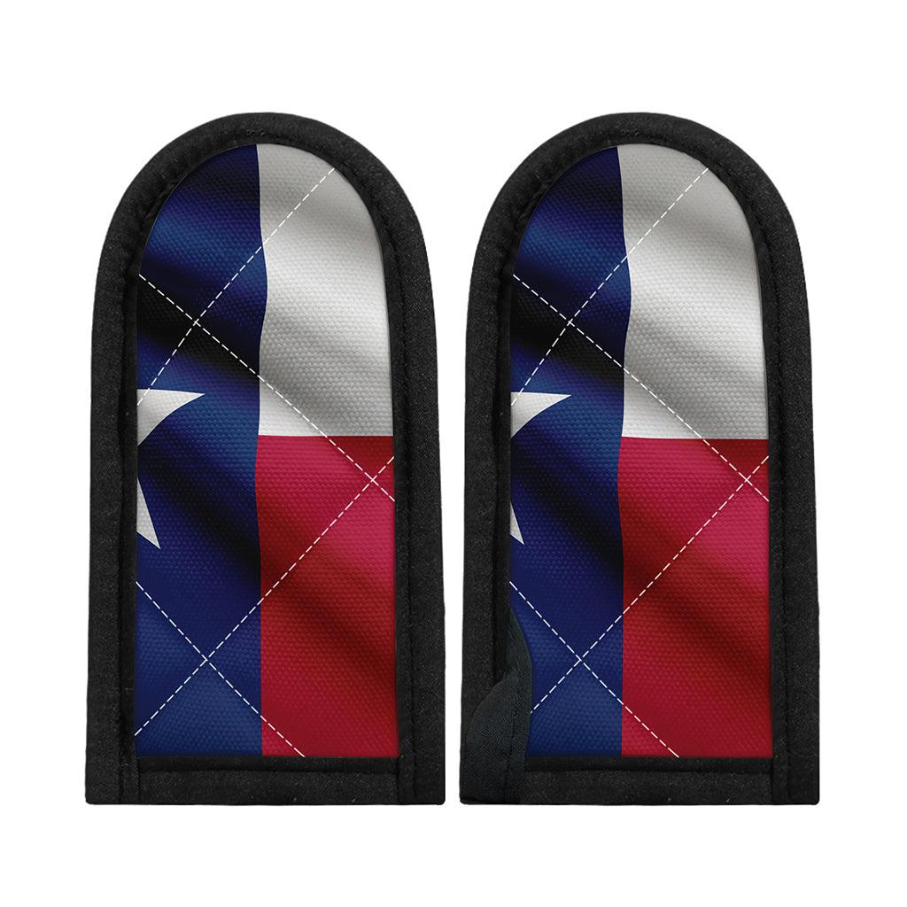 Flag Of Texas Print Skillet Handle Cover