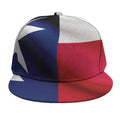 Flag Of Texas Print Snapback Cap