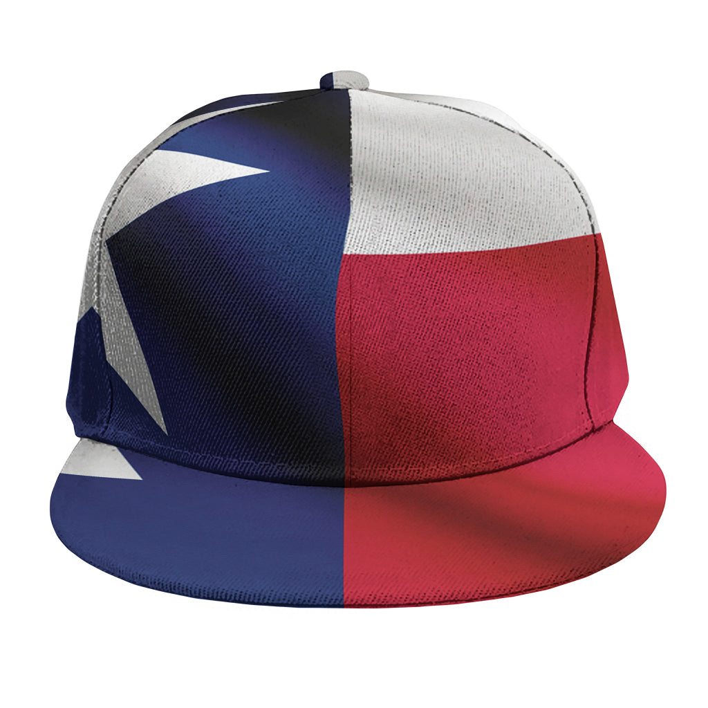 Flag Of Texas Print Snapback Cap