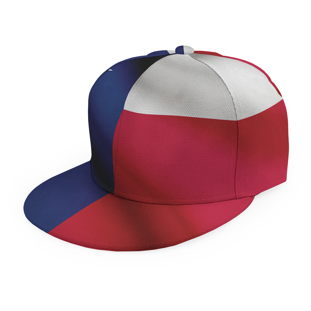 Flag Of Texas Print Snapback Cap