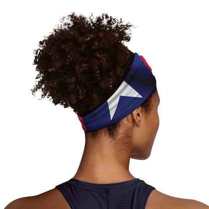 Flag Of Texas Print Sports Headband