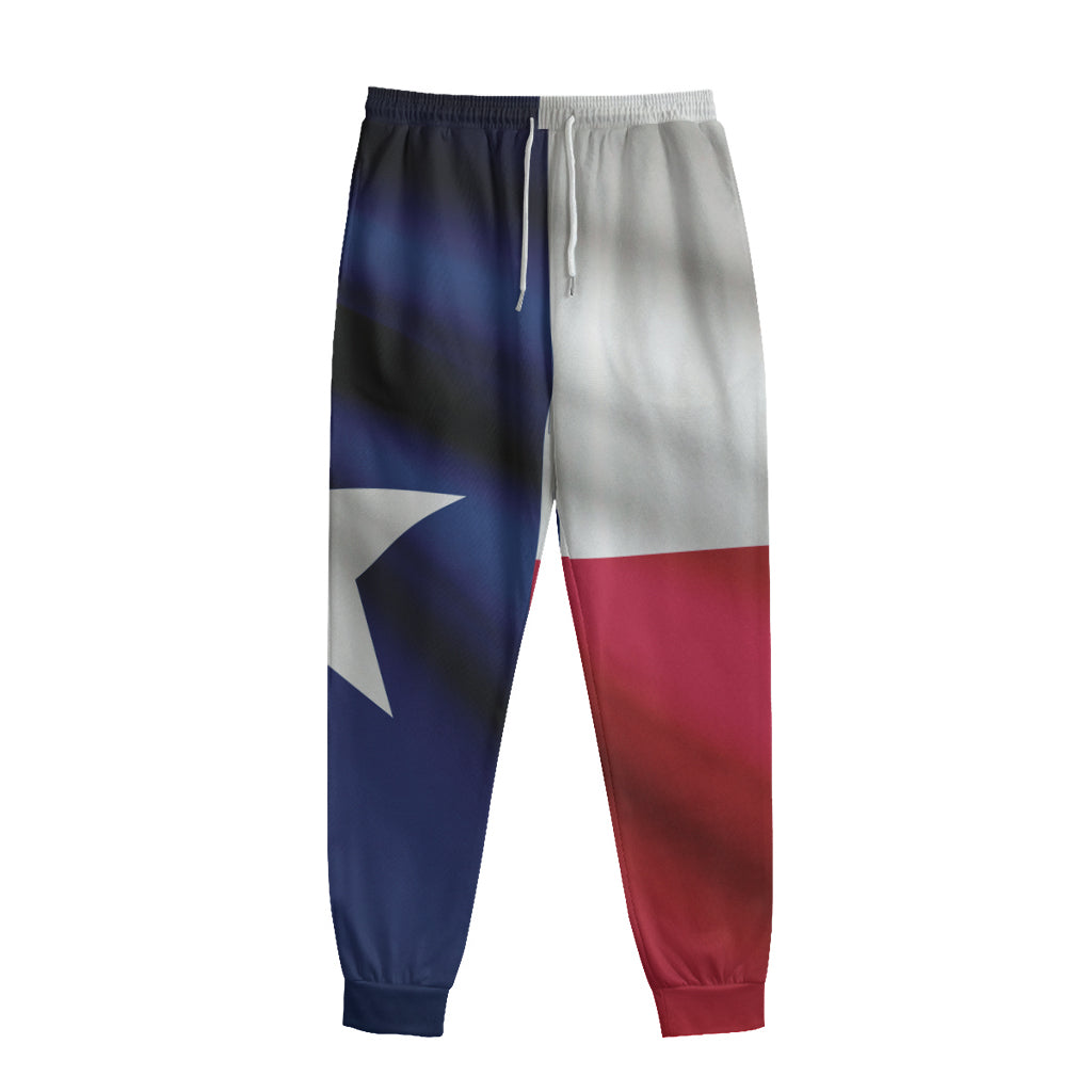 Flag Of Texas Print Sweatpants