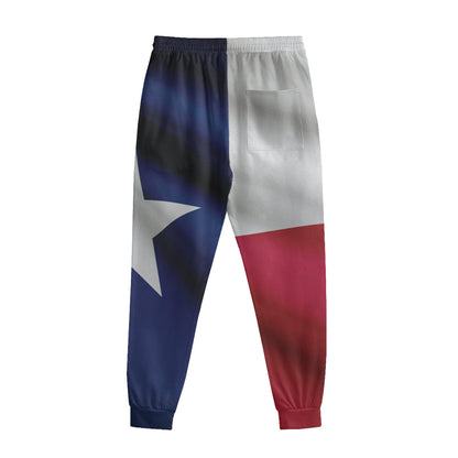 Flag Of Texas Print Sweatpants