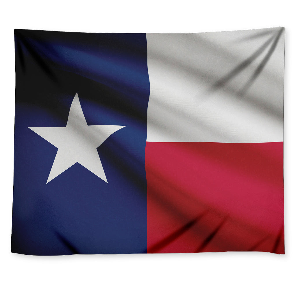 Flag Of Texas Print Tapestry