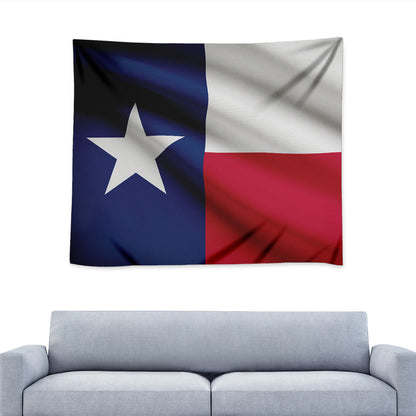 Flag Of Texas Print Tapestry