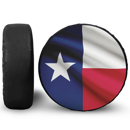 Flag Of Texas Print Tire Cover
