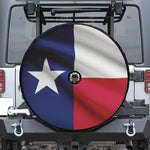 Flag Of Texas Print Tire Cover With Camera Hole