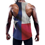 Flag Of Texas Print Training Tank Top