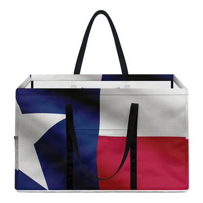 Flag Of Texas Print Utility Tote Bag