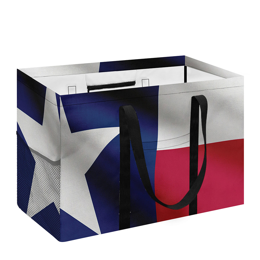 Flag Of Texas Print Utility Tote Bag