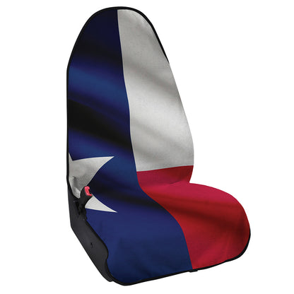 Flag Of Texas Print Waterproof Car Seat Cover