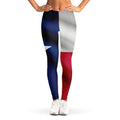 Flag Of Texas Print Women's Leggings