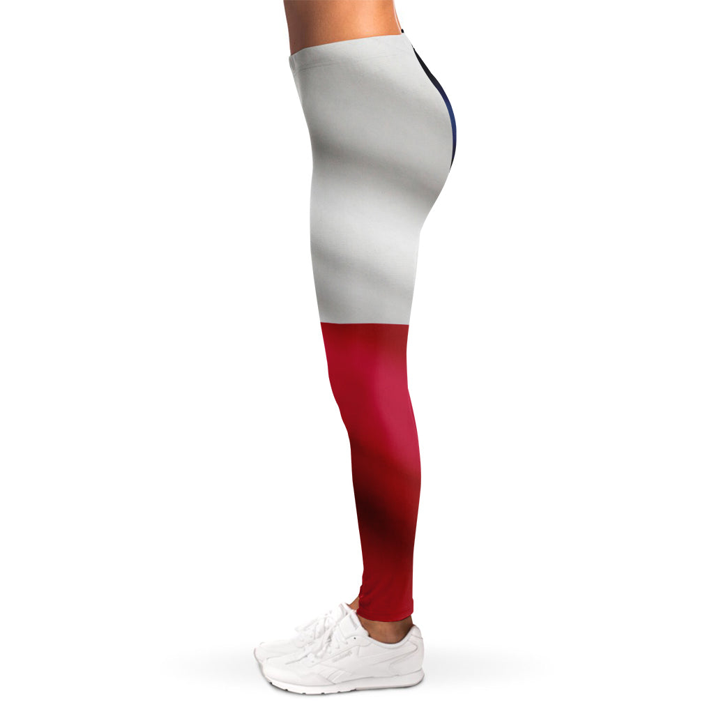Flag Of Texas Print Women's Leggings
