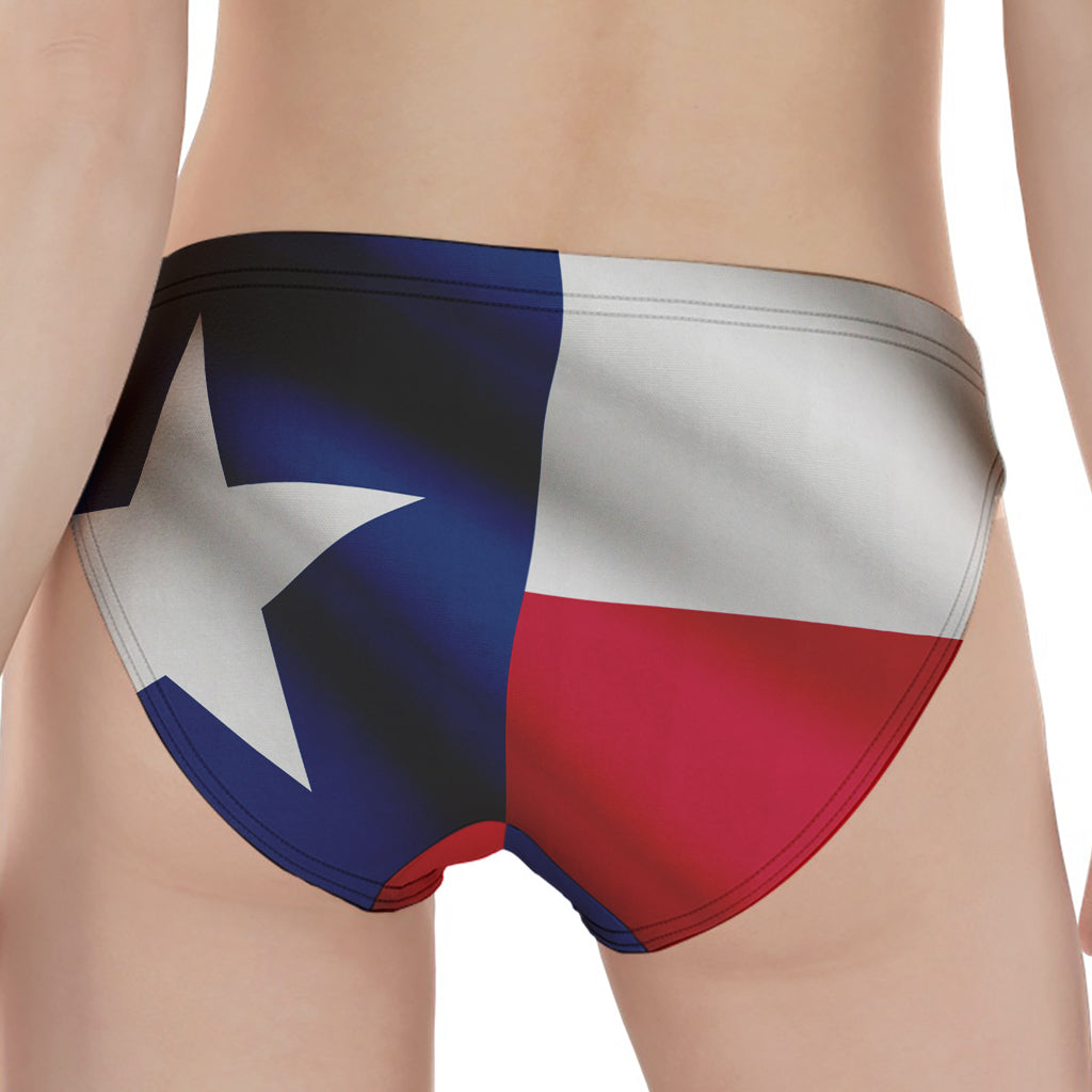 Flag Of Texas Print Women's Panties