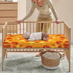 Flame Kaleidoscope Print Baby Crib Sheet