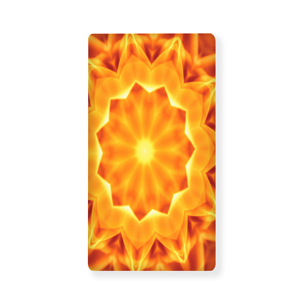 Flame Kaleidoscope Print Baby Crib Sheet