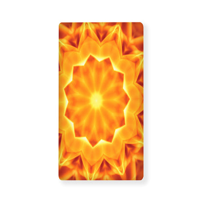 Flame Kaleidoscope Print Baby Crib Sheet