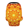 Flame Kaleidoscope Print Baby Seat Cover