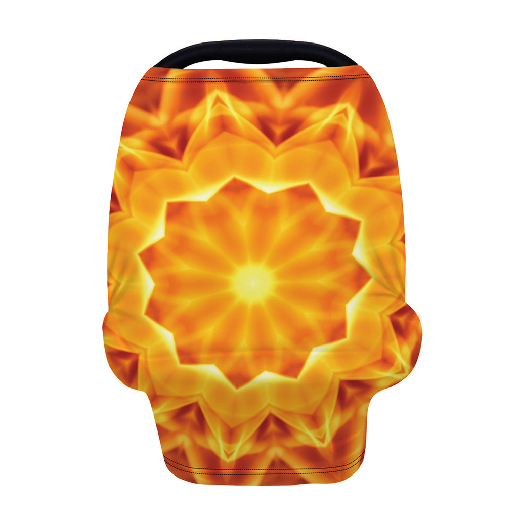 Flame Kaleidoscope Print Baby Seat Cover