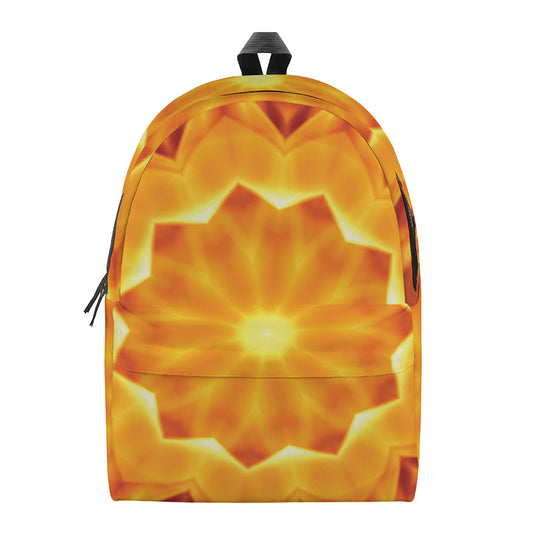 Flame Kaleidoscope Print Backpack