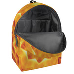 Flame Kaleidoscope Print Backpack