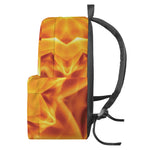 Flame Kaleidoscope Print Backpack