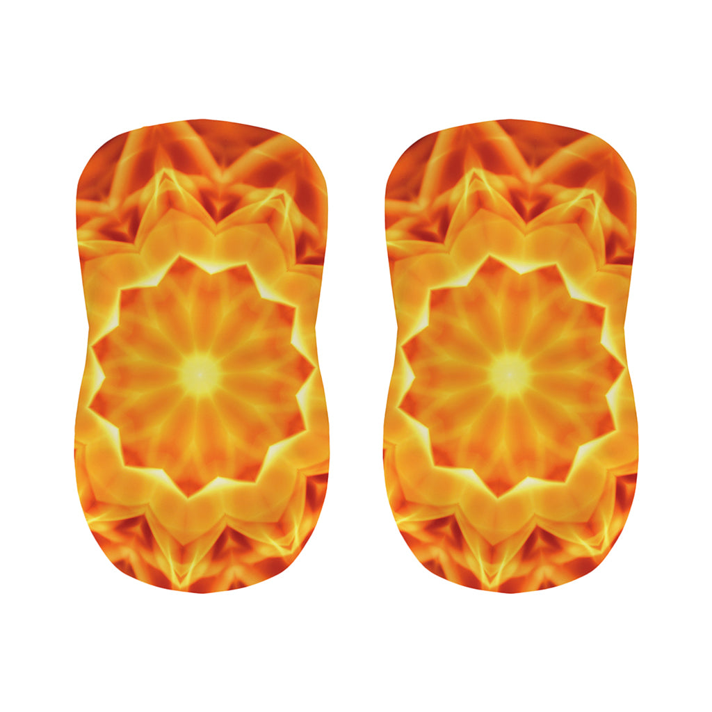 Flame Kaleidoscope Print Bar Stool Covers