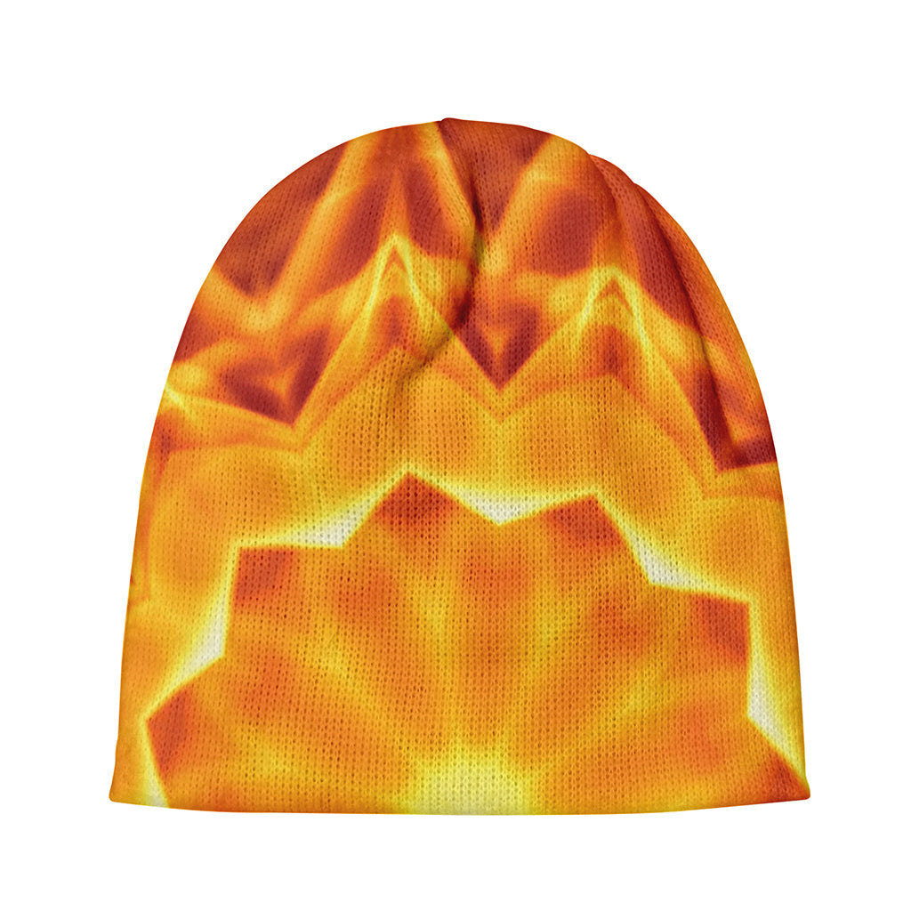 Flame Kaleidoscope Print Beanie