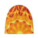 Flame Kaleidoscope Print Beanie