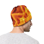 Flame Kaleidoscope Print Beanie