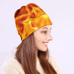 Flame Kaleidoscope Print Beanie