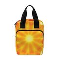 Flame Kaleidoscope Print Bible Tote Bag