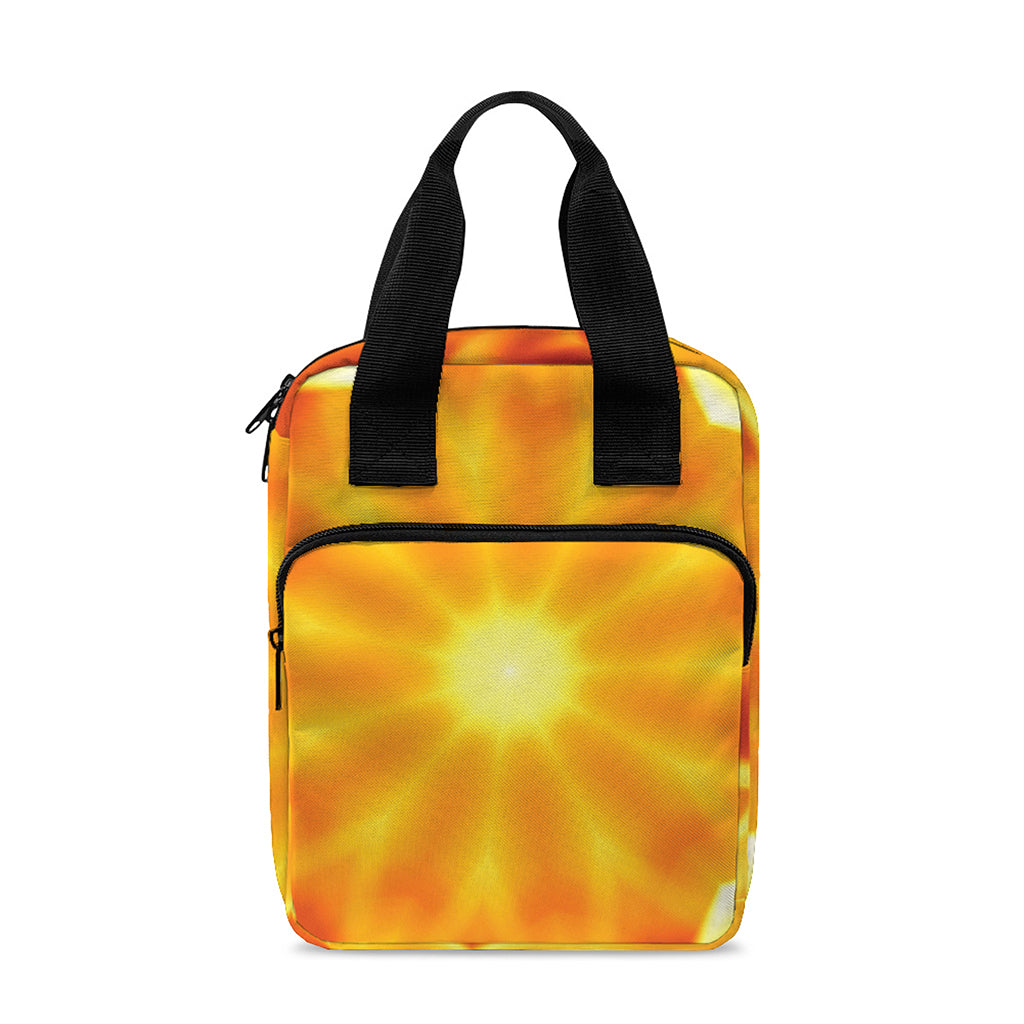 Flame Kaleidoscope Print Bible Tote Bag