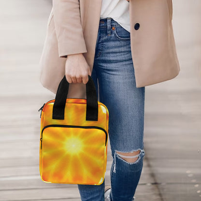 Flame Kaleidoscope Print Bible Tote Bag