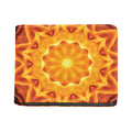 Flame Kaleidoscope Print Bifold Wallet