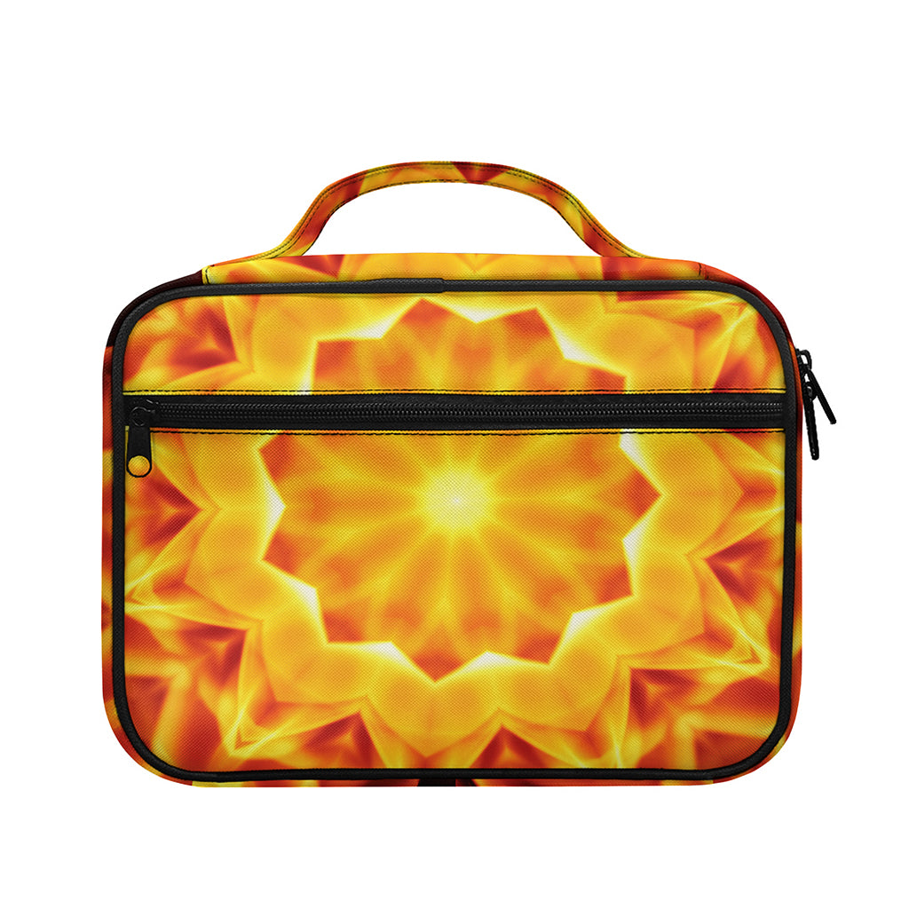 Flame Kaleidoscope Print Briefcase Bible Bag