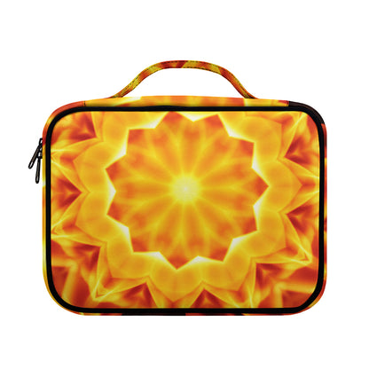 Flame Kaleidoscope Print Briefcase Bible Bag