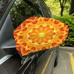 Flame Kaleidoscope Print Car Side Mirror Covers